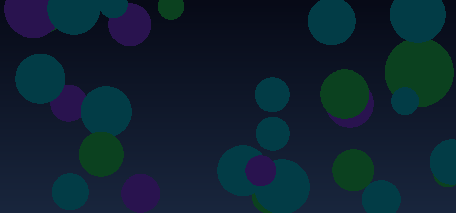 Decorative abstract banner